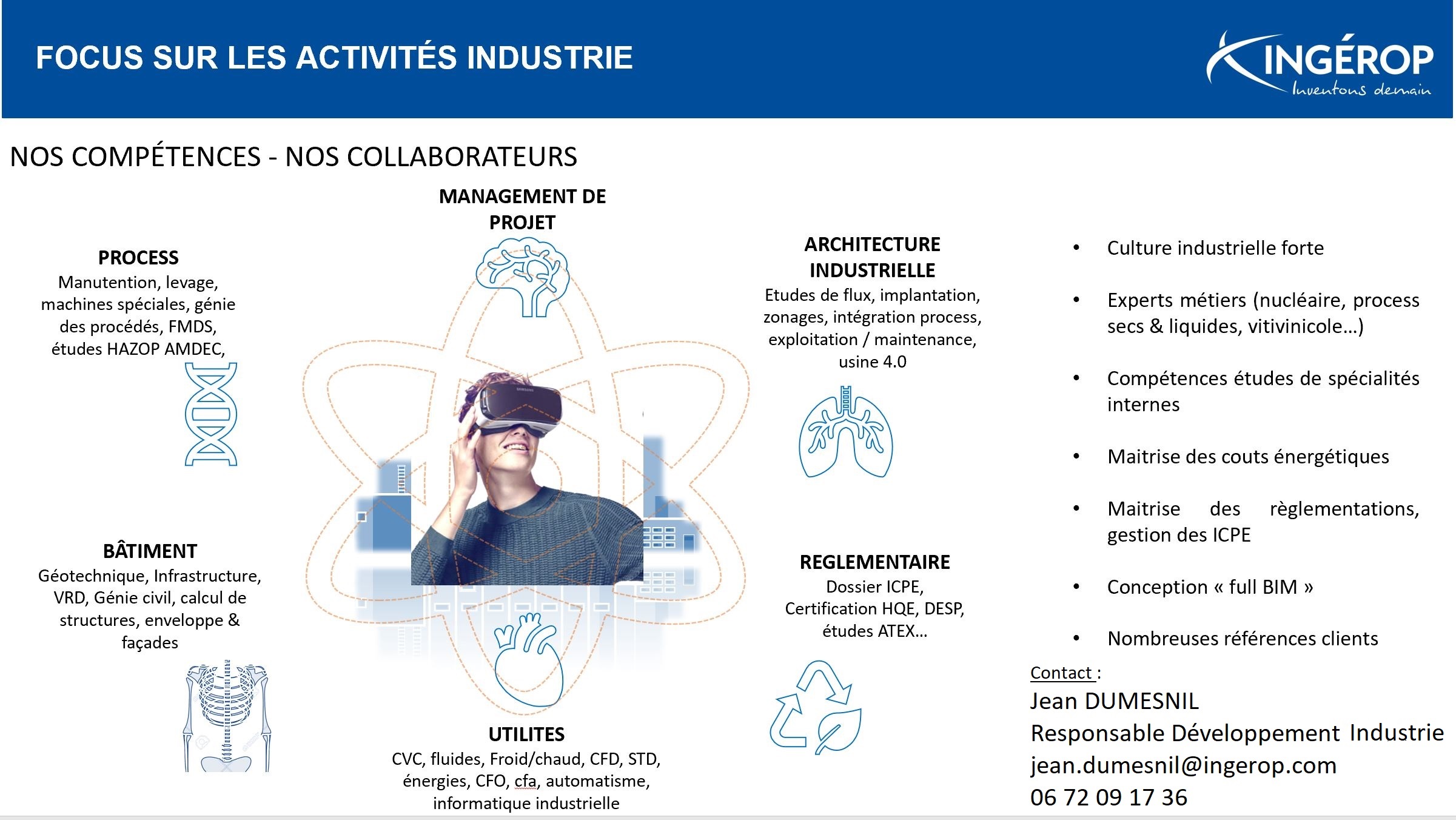 Présentation de Ingérop | Ingénierie de détails, Maitre d'œuvre, Design & Industrialisation