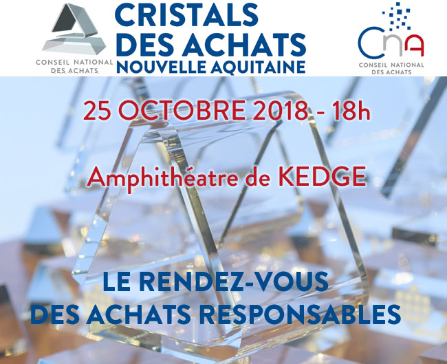 Les Cristals des Achats Nouvelle Aquitaine