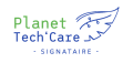 L'initiative Planet Tech’Care rassemble les acteurs d’un numérique responsable. Il s'agit du logo label de planet tech care